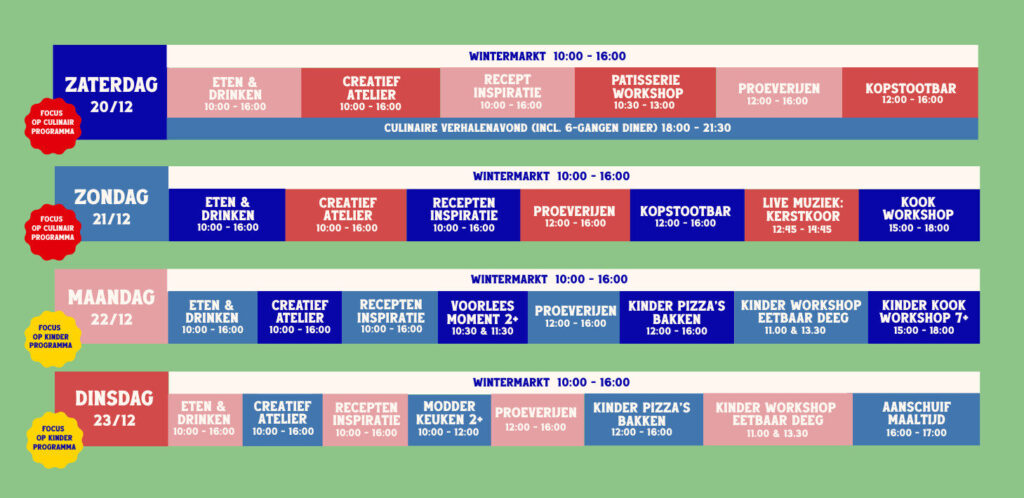 Timetable Polder Parade 2.0